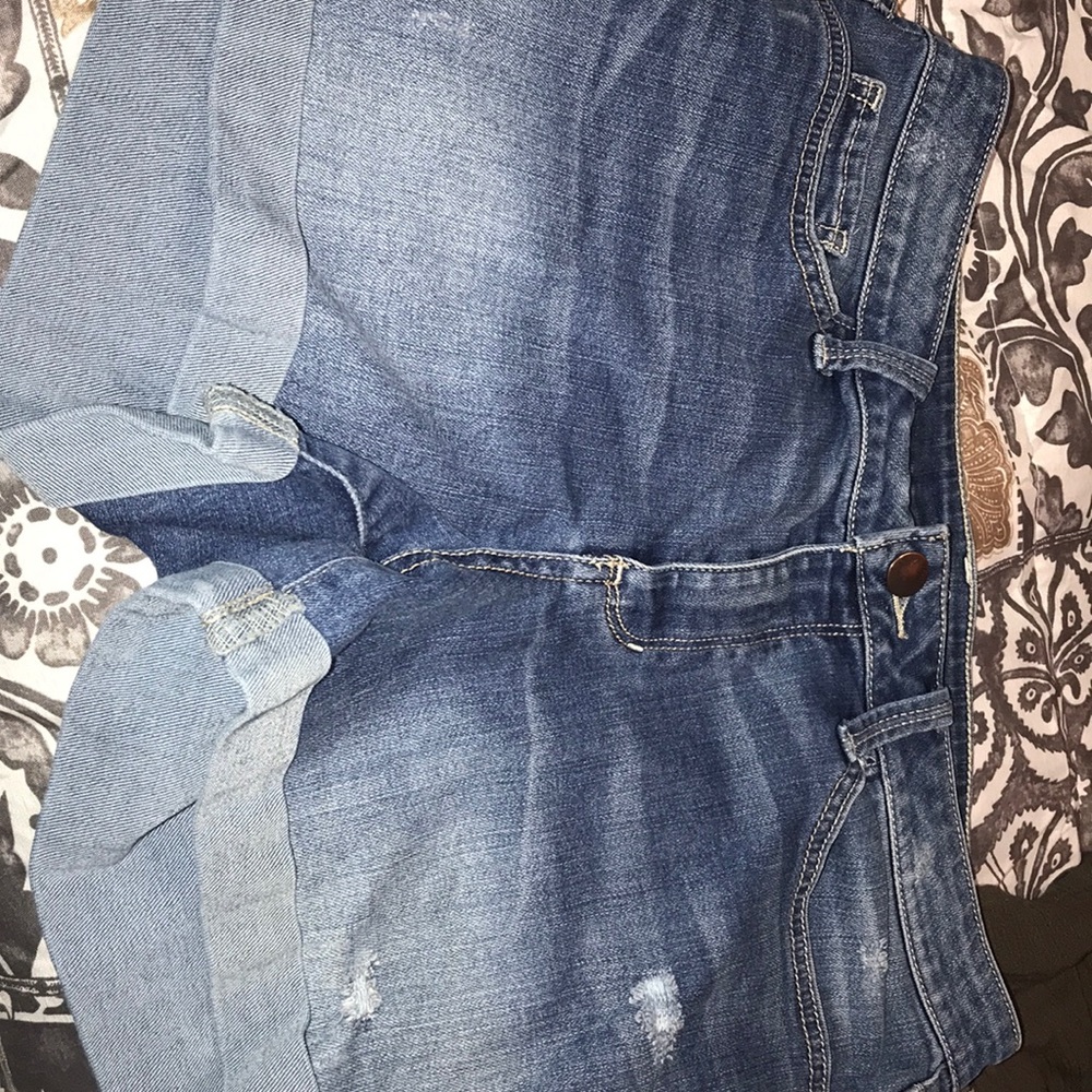 Denim shorts